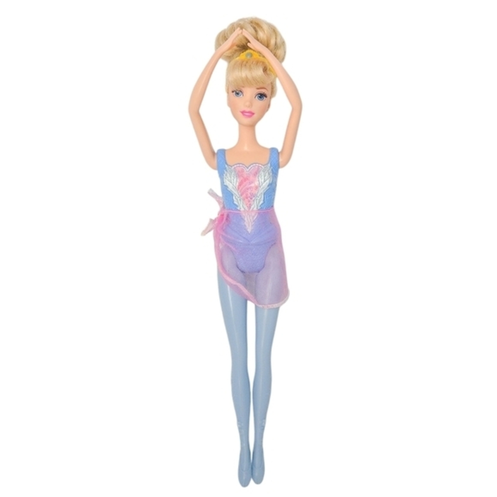 Disney‎ Princess Cinderella Ballerina Blue & Pink 2014 Mattel Barbie Doll